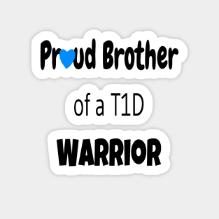 Proud Brother Of A T1D Warrior Sticker